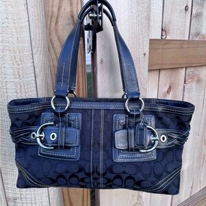 Vintage Coach Black Soho Purse